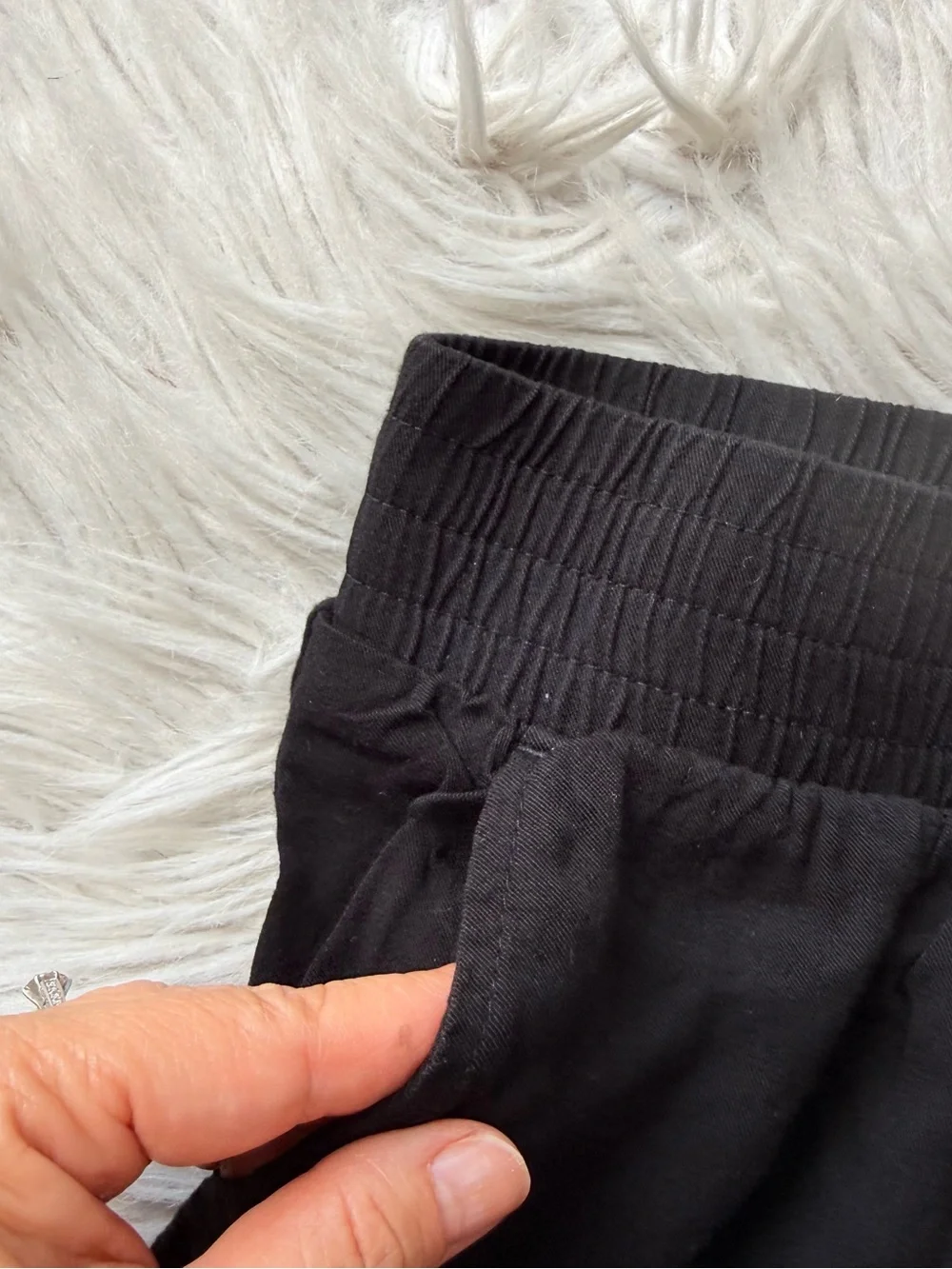 Old Navy Girls Black Jogger Pants Size Large 10-12 Pull On Elastic Waist